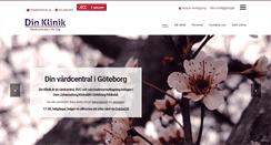 Desktop Screenshot of dinklinik.se